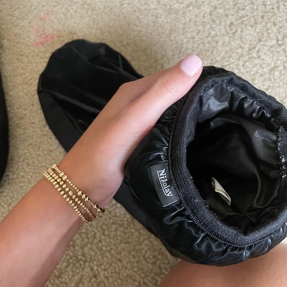 Nikolay black ballet booties - Picture 2 of 4